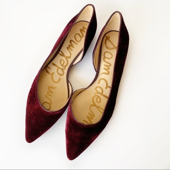 Sam Edelman Shoes - NEW IN BOX-Sam Edelman "Reema" D'Orsay Velvet Flat